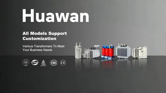 Huawan Power 380 V personnalisé de type sec trois